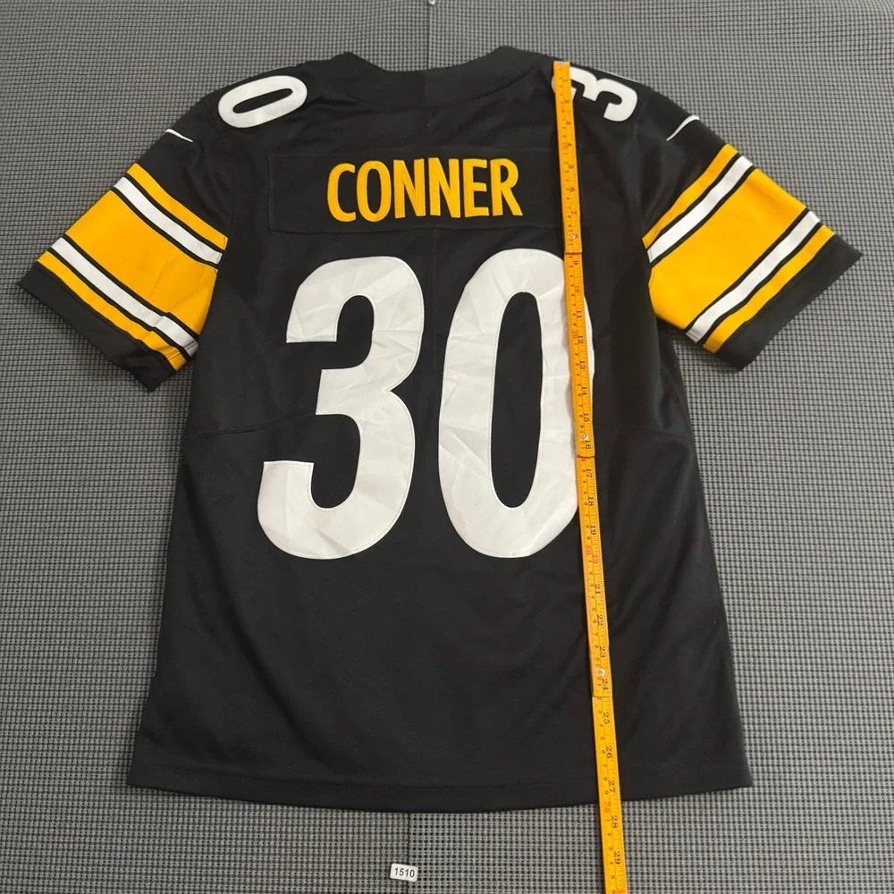Nike Pittsburgh Steelers James Conner 30 Jersey Mens Small Black NFL Dri-FIT
